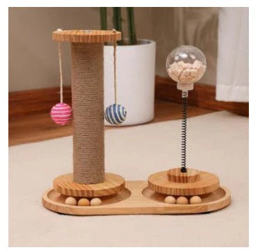 Cat Treats Dispenser Toy – Catnip Spring Slow Feeder Pet Toy