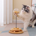 Cat Treats Dispenser Toy – Catnip Spring Slow Feeder Pet Toy