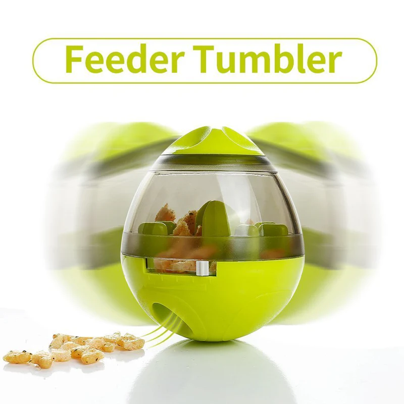 Dog Food Balls Tumbler – Interactive Pet Feeder Dispenser Toy