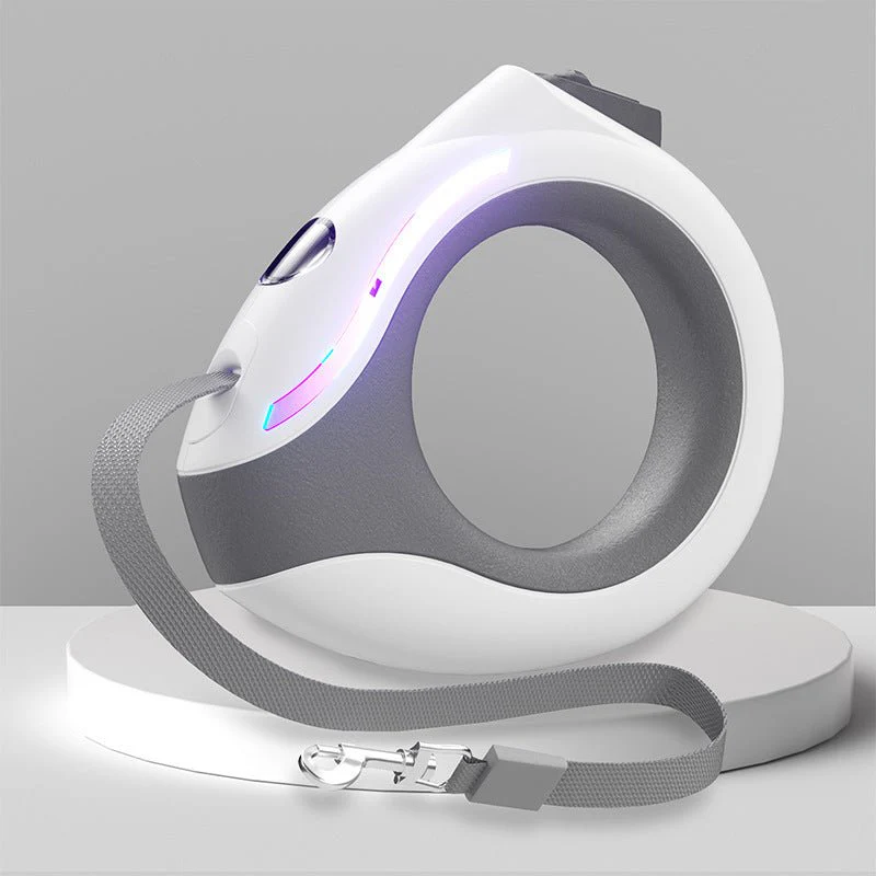 LED Night Light Automatic Retractable Dog Leash
