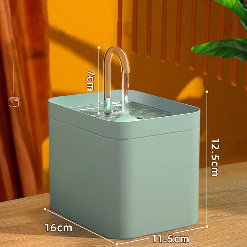 Automatic Cat Water Fountain – 1.5L USB Electric Filter Dispenser