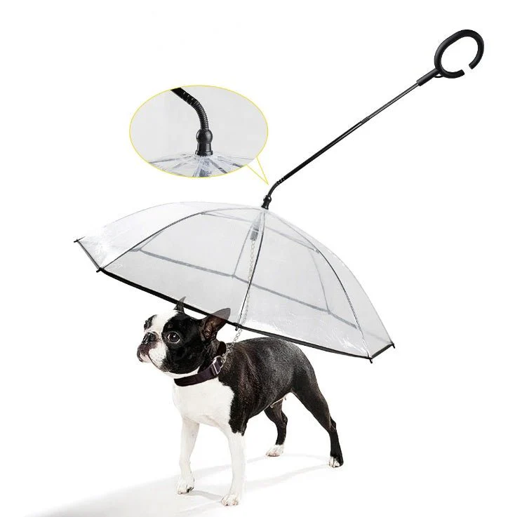 Transparent Adjustable Pet C-Type Umbrella